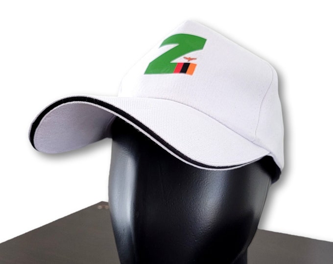 Zambia Logo Baseball Cap, Flag Colors