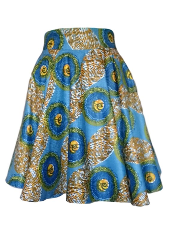 flared chitenge skirts