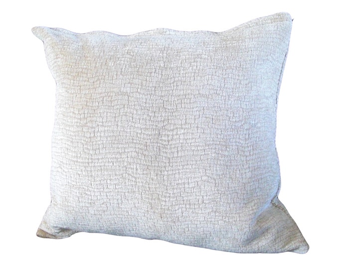 Kuwaha Decorative Accent Throw Pillow Cover, 18" x 18", Beige