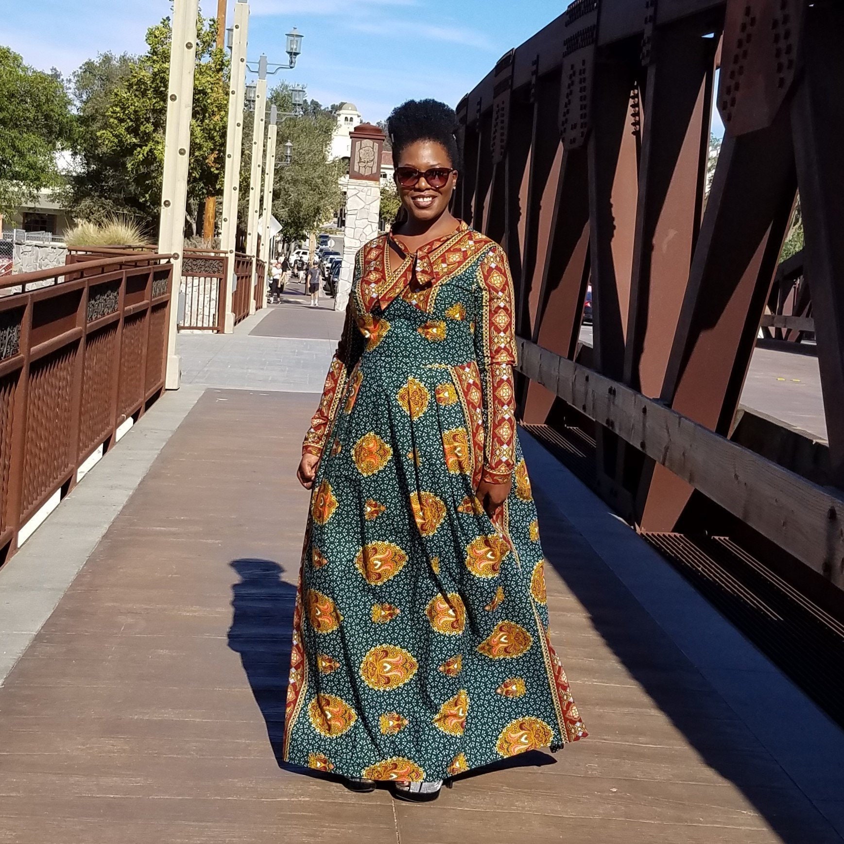 Java print dress designs sales