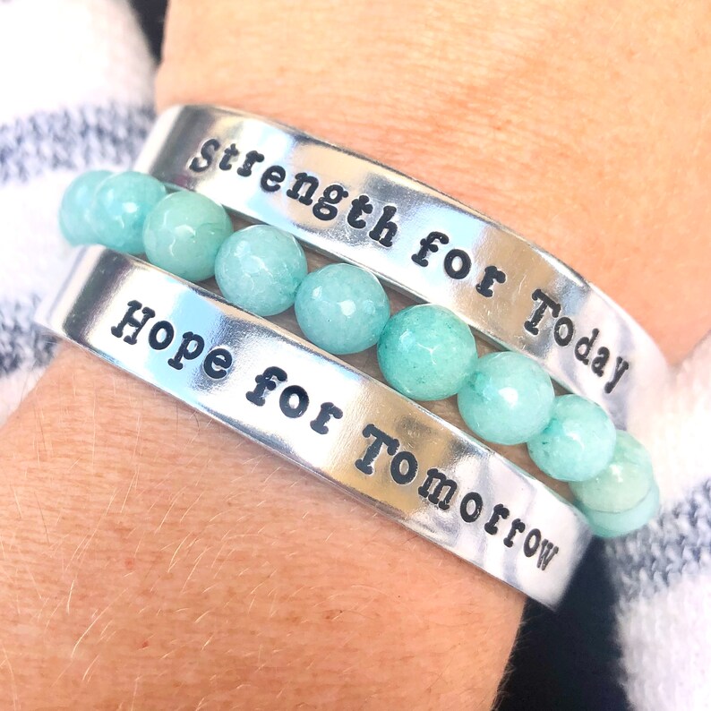 Strength for Today + Hope for Tomorrow Bangle Set | Great is Thy ...