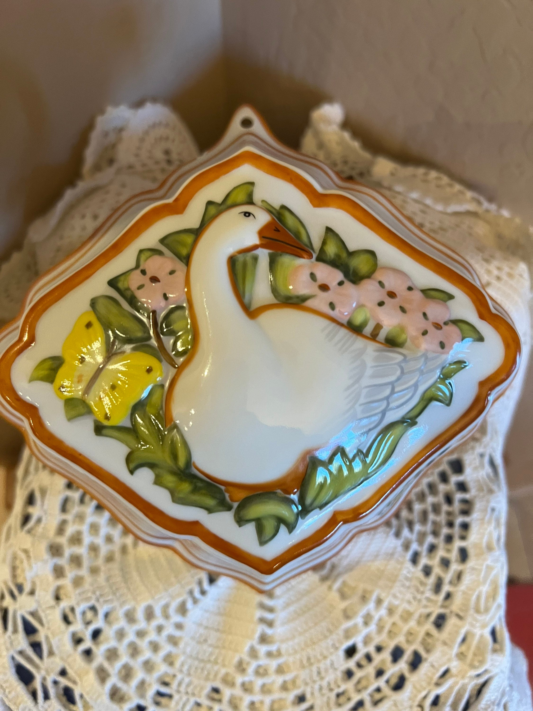 Vintage Franklin Mint Le Cordon Bleu Porcelain Mold 1986 - Duck