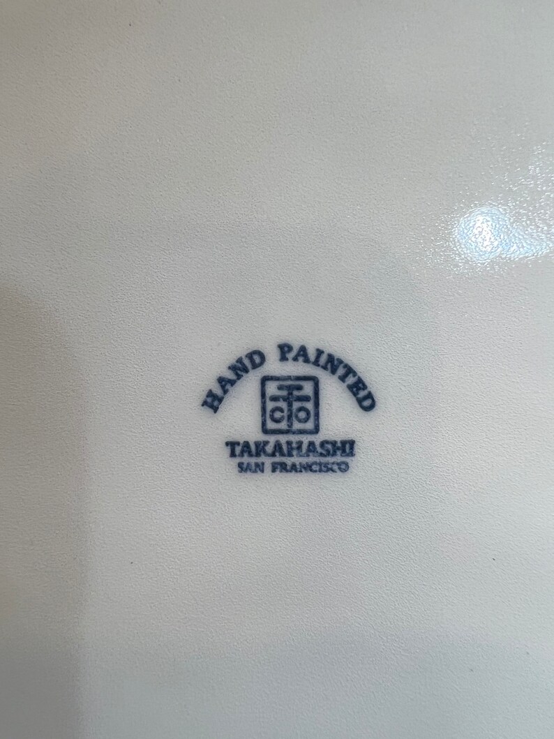 Vintage Hand Painted Teapot Takahashi San Francisco Japan Etsy