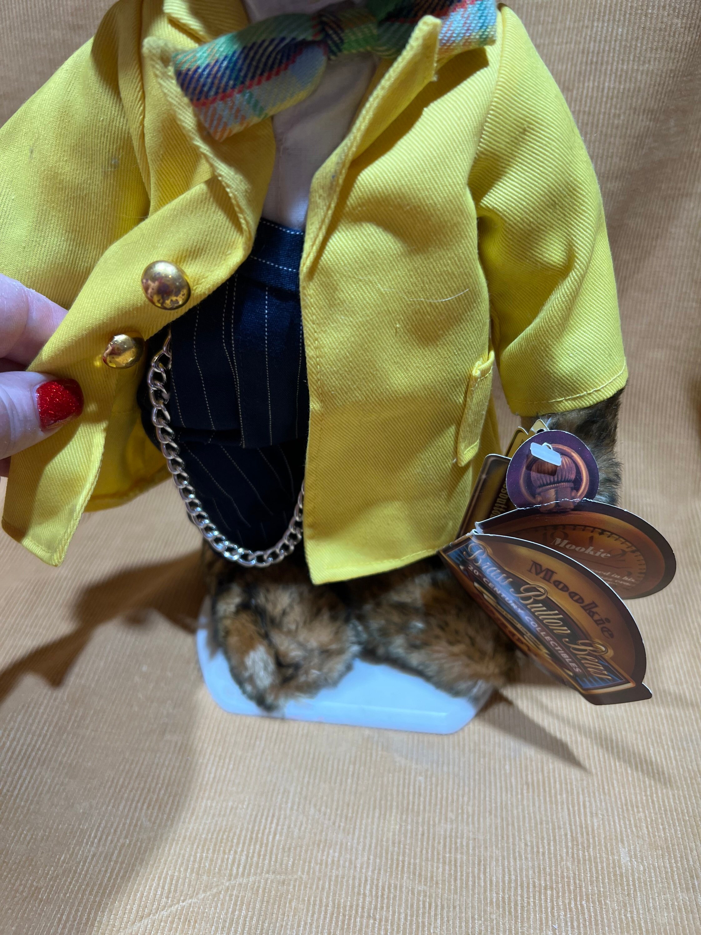 Mookie 1930s Brass Button Bear 20th Century Collectible 13 Etsy