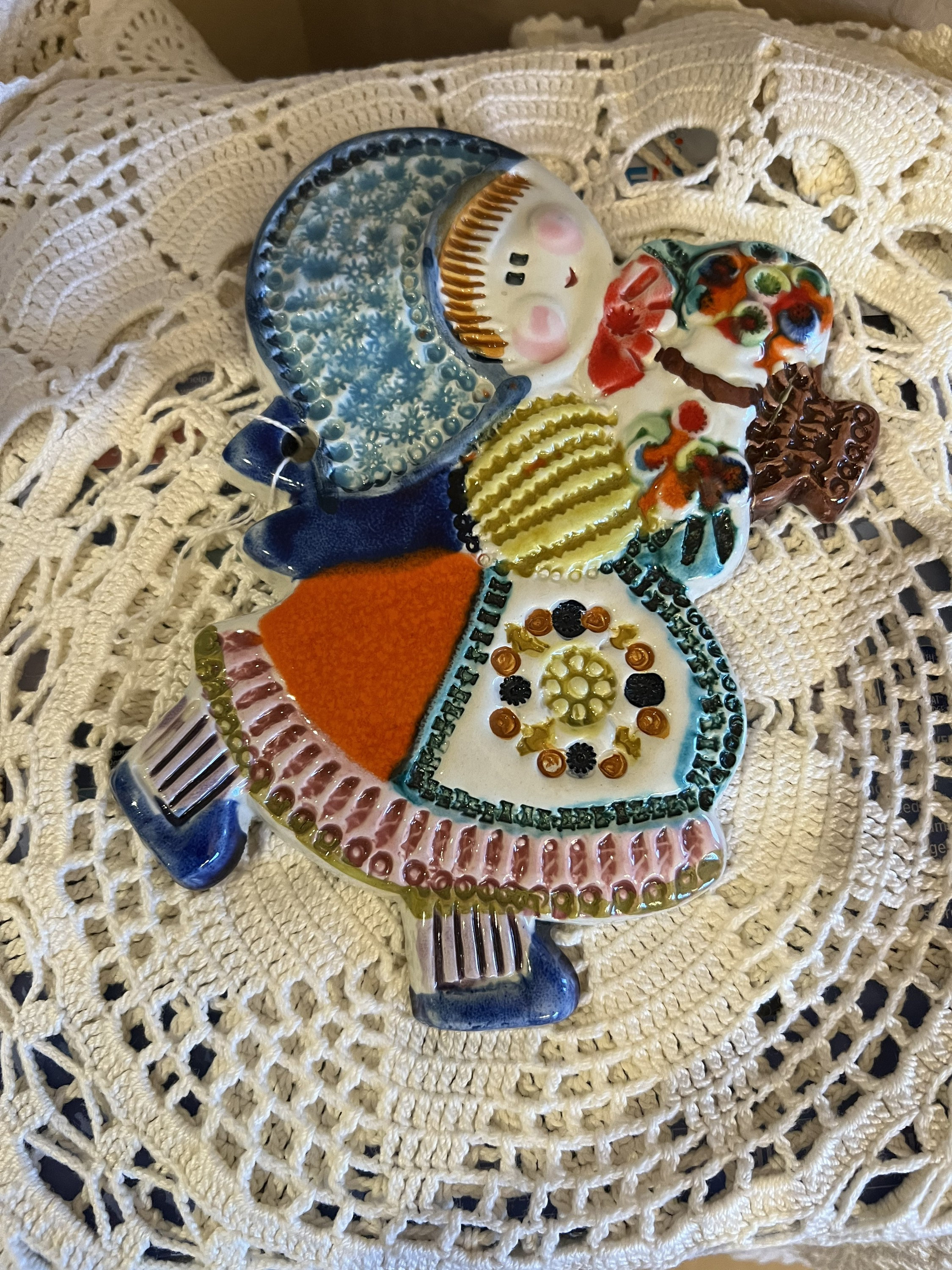 Vintage Gensini Ceramiche Italy Art Pottery Plaque Wall - Etsy 日本