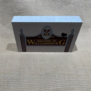 Cat’s Meow Wood Collectible House Welcome To Williamsburg Exclusive Piece 1995
