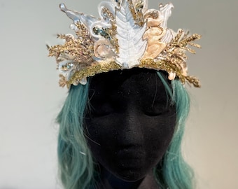 OOAK  Fae Goddess Crown Cosplay Fairy Queen