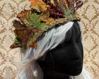 OOAK Fall Forest  Fantasy Cosplay Crown