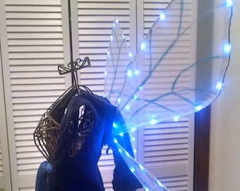 Fantasy Light up  Pixie Cosplay Wings Adult size Large in colors!