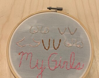 My Girls borsten borduurwerk