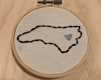 Borduurwerk in North Carolina