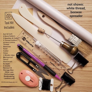 Deluxe Bookbinding Tool Kit.