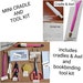 Travel Bookbinding Tool Kit Mini Cradle and Awl 