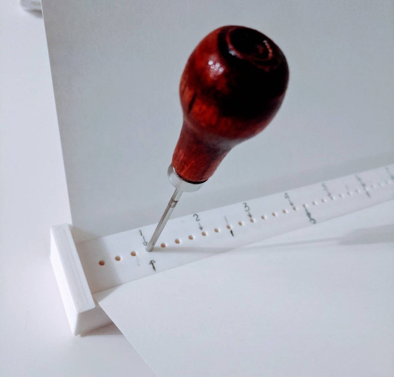 Bookbinding Punch Signature Cradle With Awl. Etsy