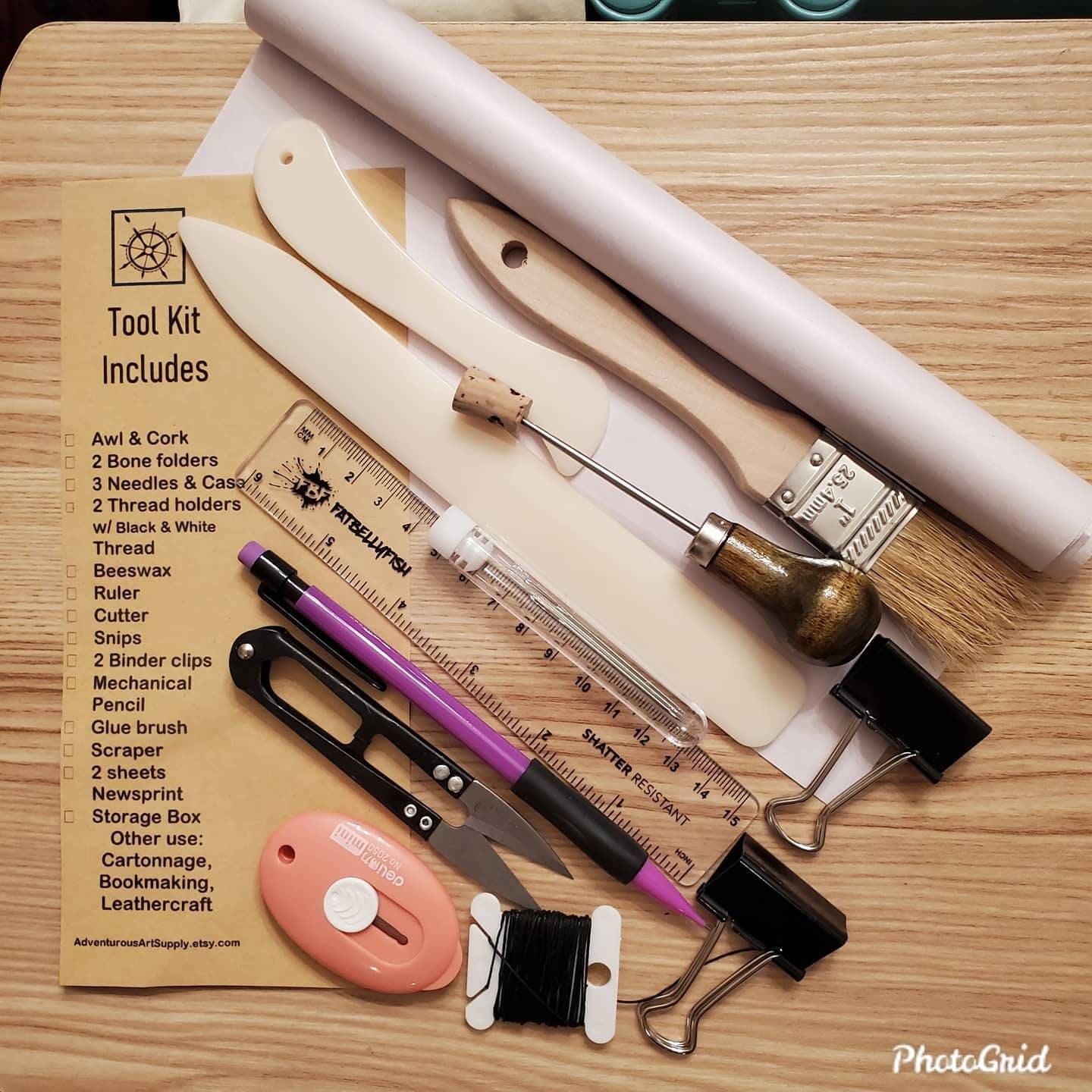 Comprehensive Bookbinding Tool Kit