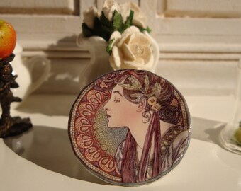 Art Noveau Plate for Dollhouse