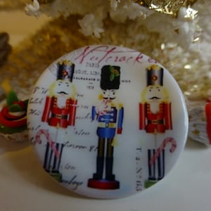 Christmas Nutcracker Dollhouse Miniature Plate