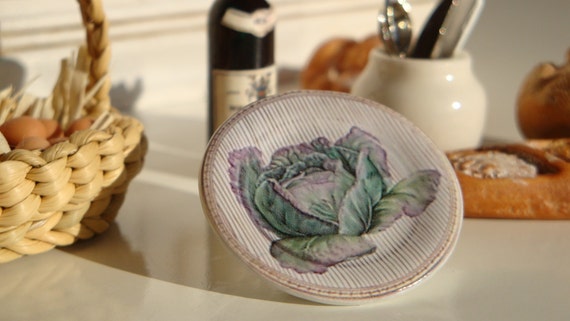 Stampo Per Foglie Di Cavolo In Miniatura, Set Accessori Cibo Scala 1:12 Per Casa Delle Bambole, Fatto A Mano