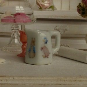 Beatrix Potter Ceramic Jug for Dollhouse