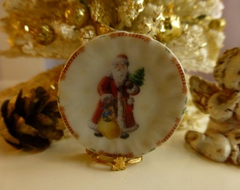 Fantasy Christmas Gifts from Santa Dollhouse Miniature Plate