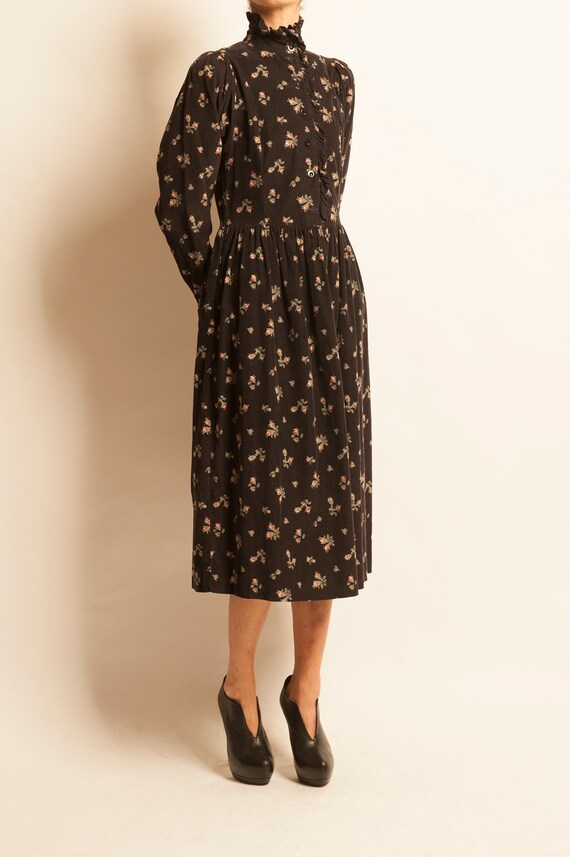 Smock day dress Laura Ashley from 1980’s motif fl… - image 3