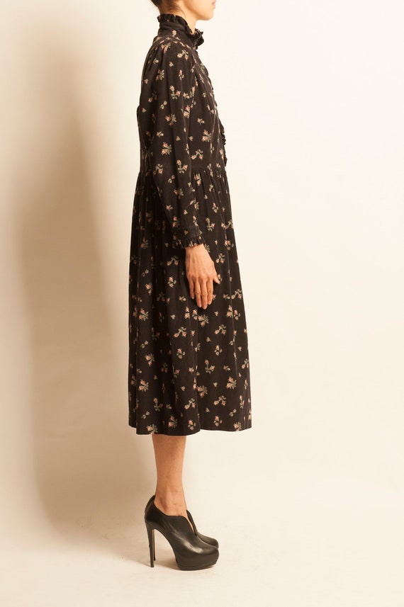 Smock day dress Laura Ashley from 1980’s motif fl… - image 4