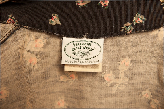 Smock day dress Laura Ashley from 1980’s motif fl… - image 7
