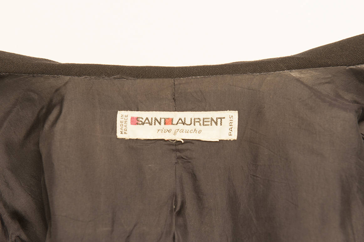 Yves Saint Laurent 1980s Dark Navy Wool Short Jacket - Etsy