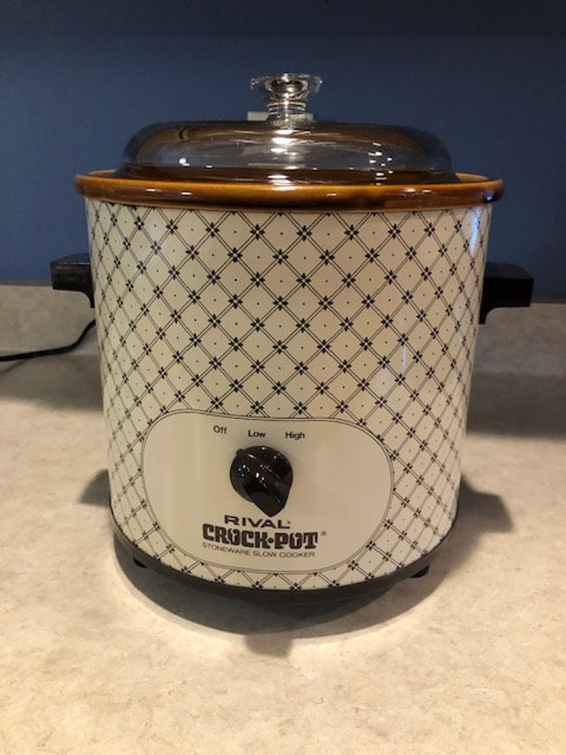 Rival CrockPot 3.5 Quart Stoneware Slow Cooker Modelo 3100MB Etsy