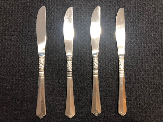 Orleans Silver ORL31 Stainless Korea Silverware Set of 4 | Etsy