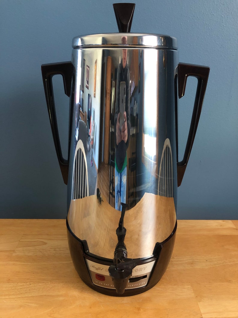 Cory Buffet Queen Chrome 10-40 Cup Coffee Percolator Model AP40-3