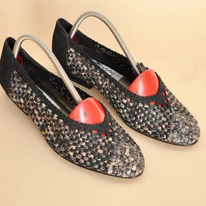 90s woven sandals BOHO sandals vegan sandals GOLDEN sandals bronze sandals bohemian sandals hippie sandals / Size 6.5 us / 4 uk / 37 eu
