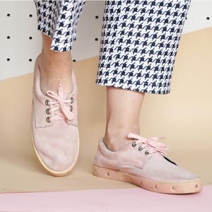 90s CLUB KID sneakers SUEDE sneakers rave sneakers pink sneakers retro sneakers vintage sneakers studded sneakers Size 8.5 us / 6 uk / 39 eu