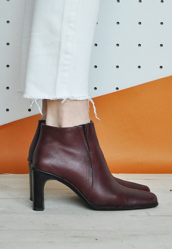 leather booties