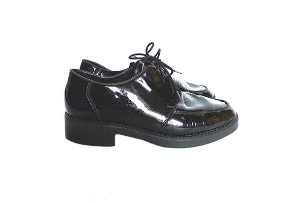 90s patent leather shoes