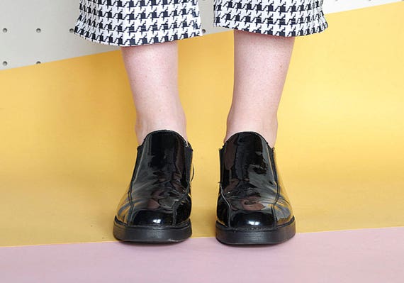 90s minimal shoes MINIMAL flats mod flats preppy … - image 4