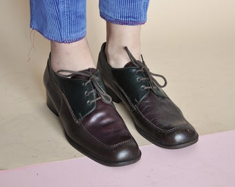 Men Vintage Navy Blue Suede Oxfords By Alfani Size 13M/Men Designer Shoes Men Vintage Navy Blue Suede Oxfords by Alfani Size 13m/men  main image 3