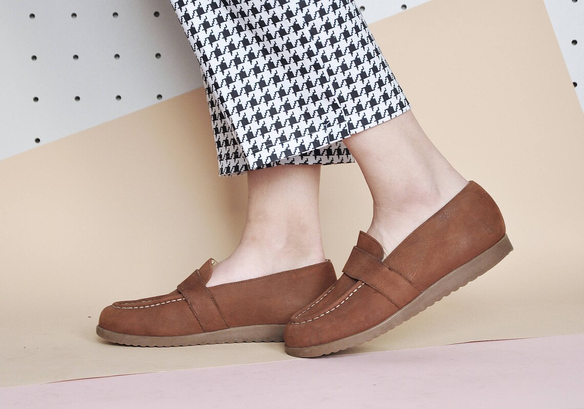 90s platform loafers