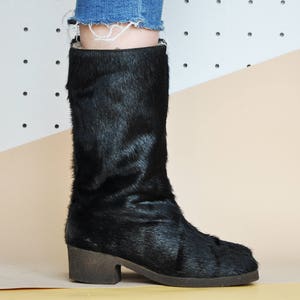 70s ABBA Eskimo laarzen Yeti laarzen VEGAN bont laarzen met 70s ABBA Eskimo laarzen Yeti laarzen VEGAN bont laarzen met