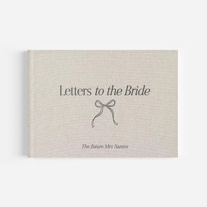 Libro de firmas de boda con tapa de lino personalizado, tamaño PETITE, ideal para cartas a la novia, eventos, parejas, bebés, álbumes de fotos, regalos de boda y álbumes de recortes.