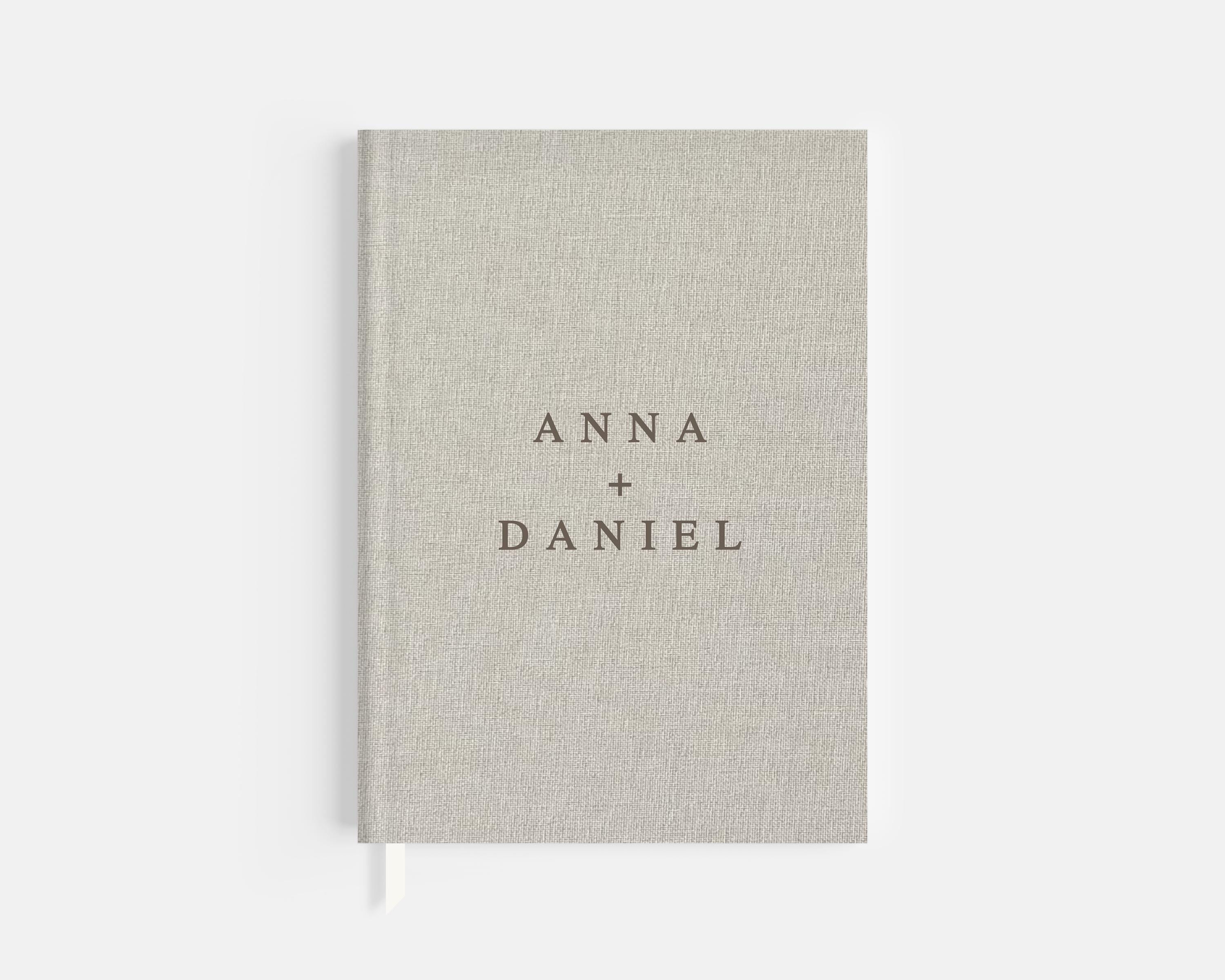 Personalized Linen Journal: A5 Notebook, Birthday Letters, Baby Shower, Keepsake
