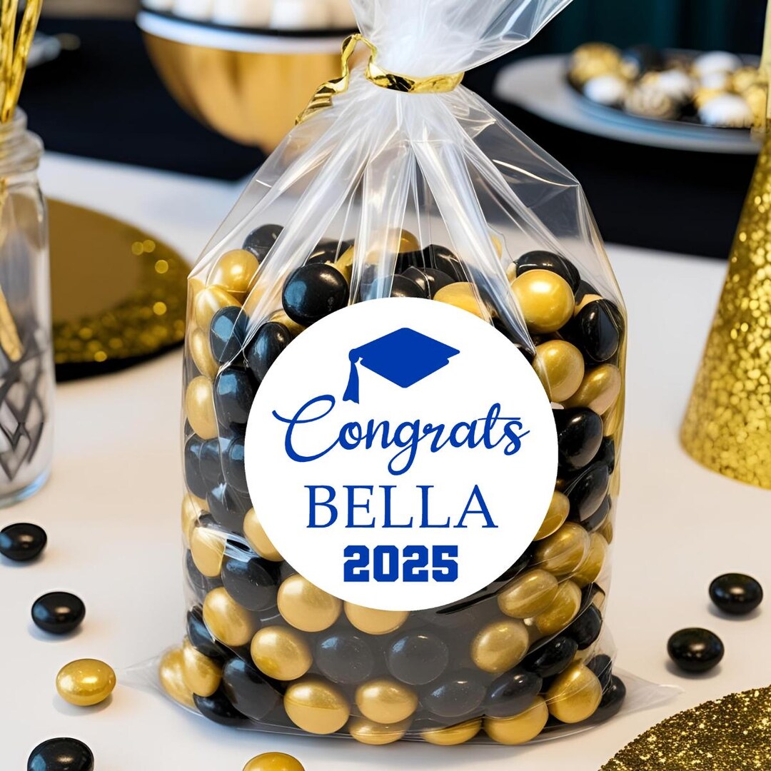 Personalized Graduation Stickers: Class of 2025/26 Favor Labels - Etsy