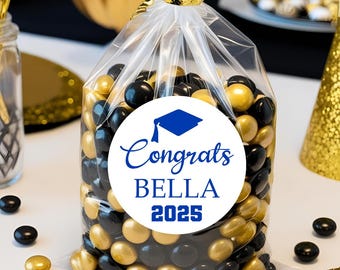 Personalized Graduation Stickers: Class of 2025/26 Favor Labels