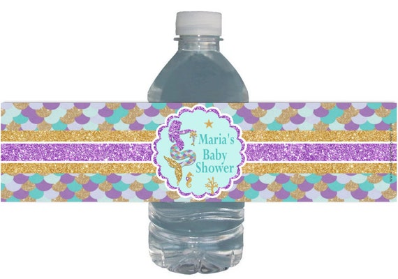 Waterproof Baby Pink Lemonade Party 10ct Bottle Labels birthday baby shower