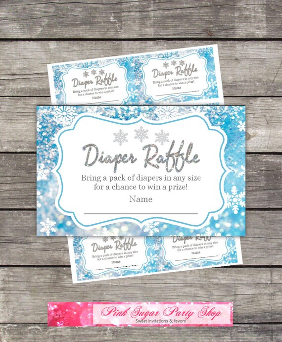 Diaper Raffle Card Inserts Winter Wonderland Baby Shower Printable diaper-raffle-card-inserts-winter-wonderland-baby-shower-printable