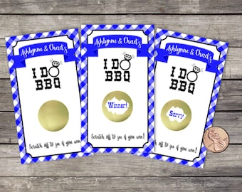 I Do BBQ, Bridal Shower Scratch Off Game Cards, 10ct, Shower Favor, lottery scratch off, Couples shower game, Wedding Shower, BBQ Bridal