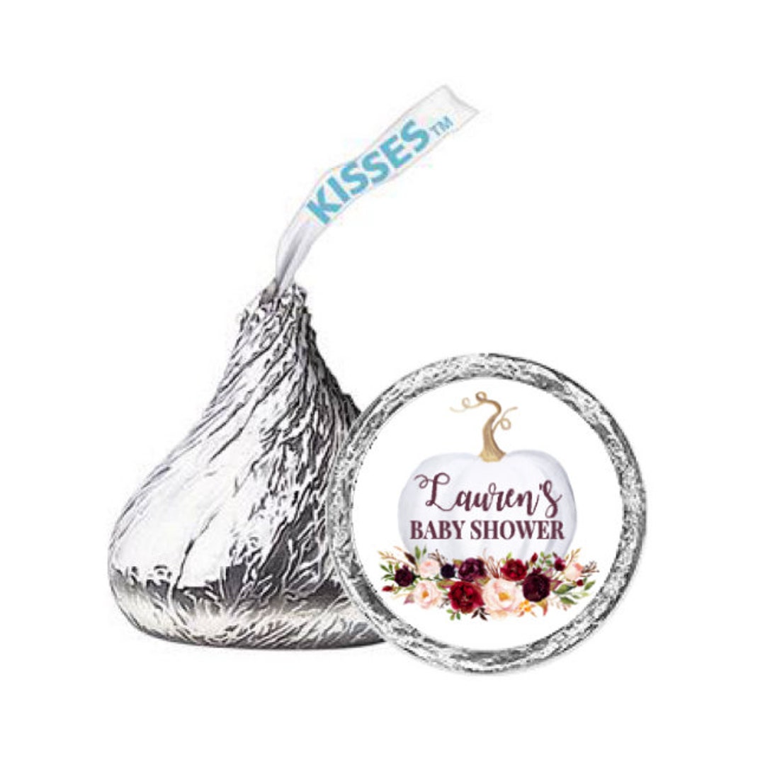 Hershey Kisses Labels Baby Shower Bridal Shower Wedding Etsy