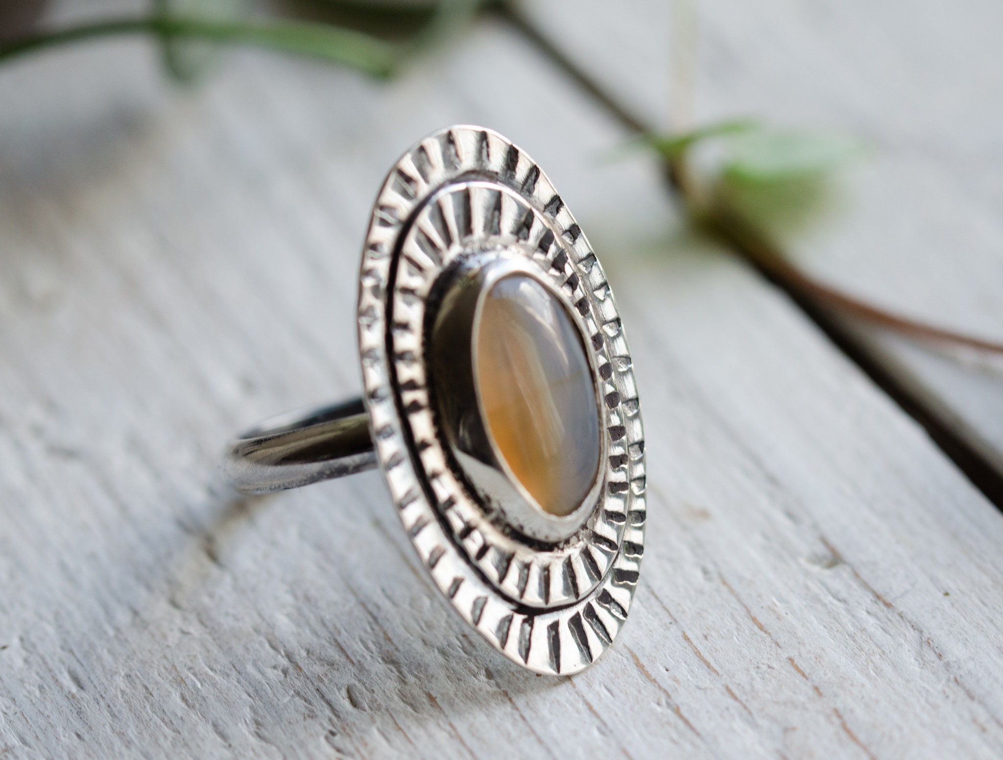 Bague Argent 925 Et Cornaline - Modèle BA-AR-515, Taille 58, Marque Délicatement Doux