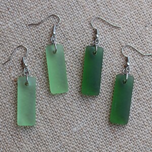 Sea Glass Earrings Etsy