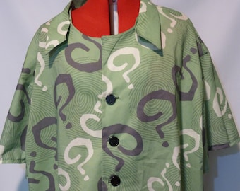 Riddler Shirt, Arkham Knight Riddler cosplay